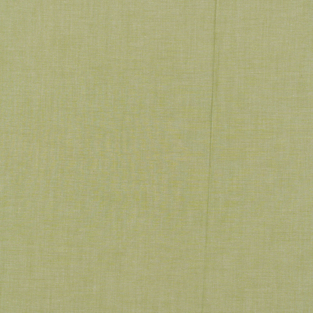 Rivage - Spring Green Yarn Dyed Chambray Woven Fabric