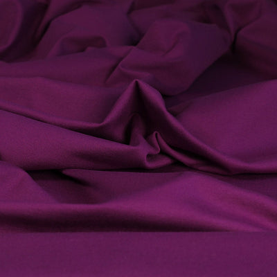 Rome - Cyclamen Pink, Viscose Rich Heavy Ponte de Roma Stretch Fabric Feature Image from Patternsandplains.com