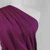 Rome - Cyclamen Pink, Viscose Rich Heavy Ponte de Roma Stretch Fabric Mannequin Close Up Image from Patternsandplains.com