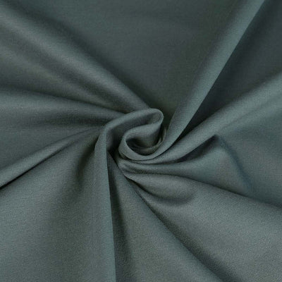 Rome - Steel Teal, Viscose Rich Heavy Ponte de Roma Stretch Fabric Detail Swirl Image from Patternsandplains.com
