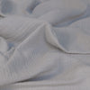 Seoni - Silver Grey Cotton Double Gauze Woven Fabric Feature Image from Patternsandplains.com