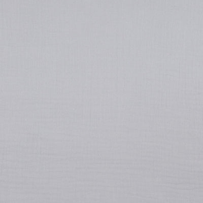Seoni - Silver Grey Cotton Double Gauze Woven Fabric Main Image from Patternsandplains.com