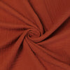 Seoni - Auburn Cotton Double Gauze Woven Fabric Detail Swirl Image from Patternsandplains.com