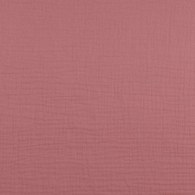 Seoni - Sugar Pink Cotton Double Gauze Woven Fabric Main Image from Patternsandplains.com