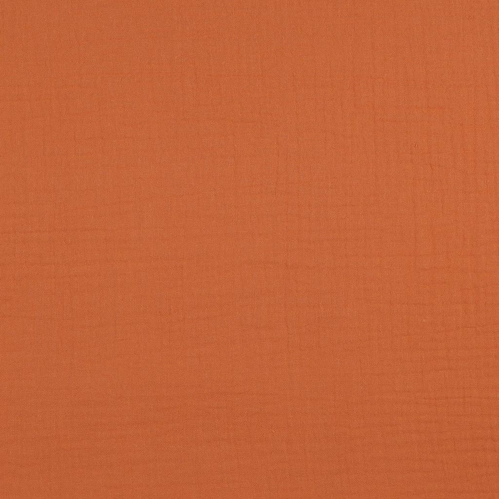 Seoni - Sunrise Orange Cotton Double Gauze Woven Fabric Main Image from Patternsandplains.com
