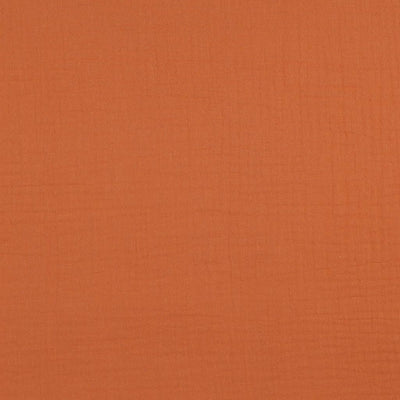 Seoni - Sunrise Orange Cotton Double Gauze Woven Fabric Main Image from Patternsandplains.com
