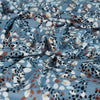 Seville - Dusty Blue Pebbles Viscose Elastane Single Jersey Fabric - 0.75m Remnant