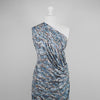Seville - Dusty Blue Pebbles Viscose Elastane Single Jersey Fabric - 0.75m Remnant