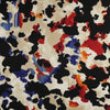 Seville - Pumpkin Ink Spots Viscose Elastane Single Jersey Fabric