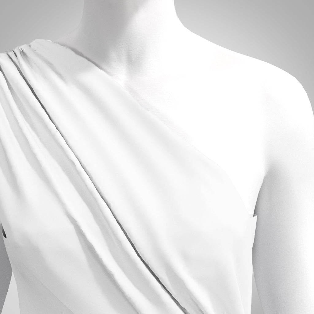 Shelby - White Cotton Voile Woven Fabric