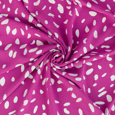 Sierra - Mulberry Shapes Viscose Poplin Woven Fabric