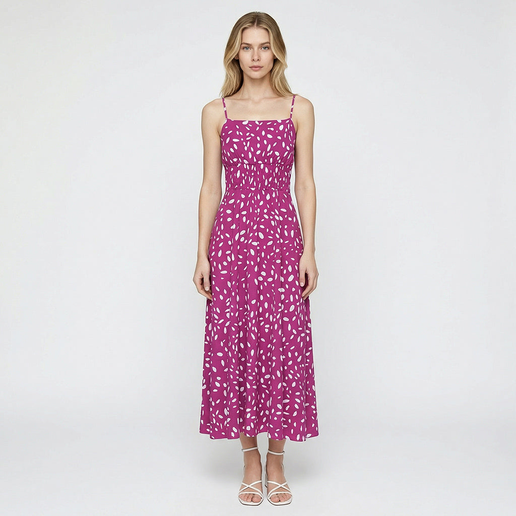 Sierra - Mulberry Shapes Viscose Poplin Woven Fabric