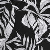 Sierra - Black Leaves Viscose Poplin Woven Fabric Main Image from Patternsandplains.com
