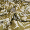 Sierra - Green Leaves Viscose Poplin Woven Fabric Feature Image from Patternsandplains.com