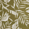 Sierra - Green Leaves Viscose Poplin Woven Fabric Main Image from Patternsandplains.com