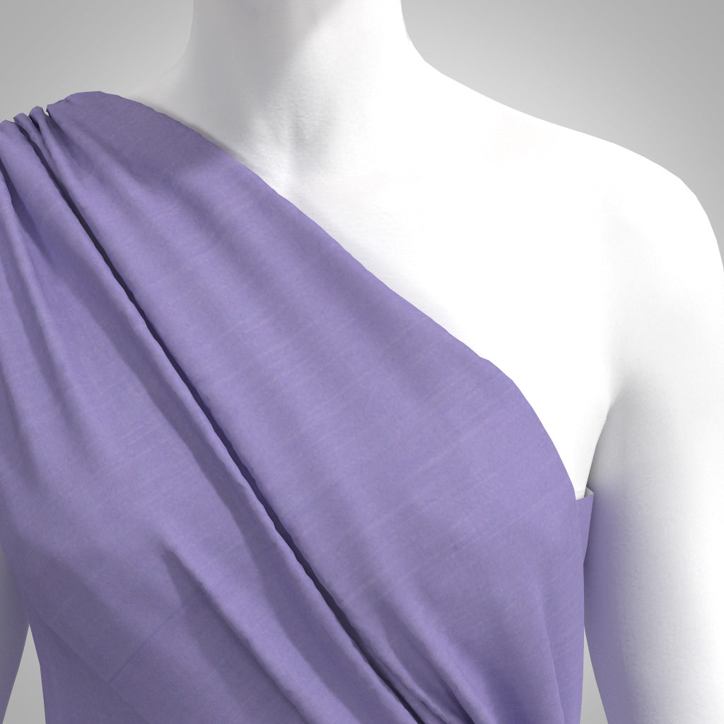 Spa - Lilac Pastel Viscose Linen Silky Noil Woven Fabric