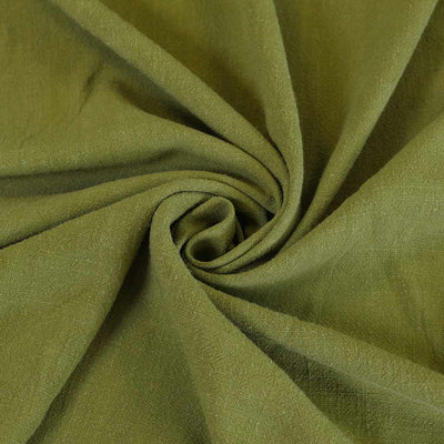 Spa - Fern Green, Viscose and Linen Woven Fabric Detail Swirl Image from Patternsandplains.com