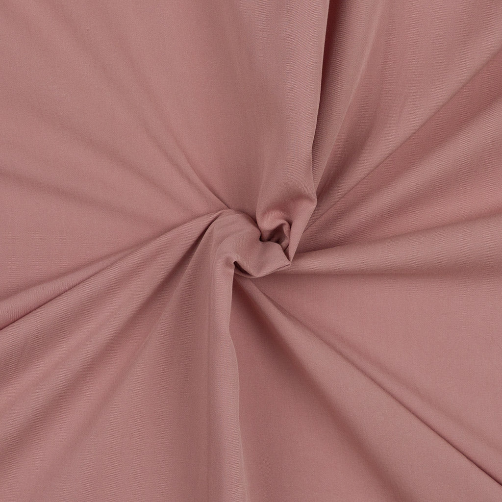 Trieste - Blush Pink Modal, Bamboo and Tencel Woven Twill Fabric