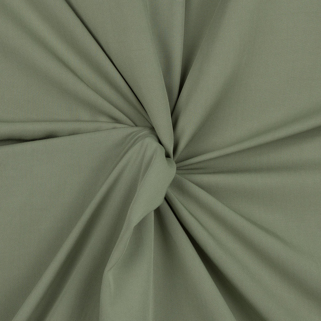 Trieste - Sage Green Modal, Bamboo and Tencel Woven Twill Fabric