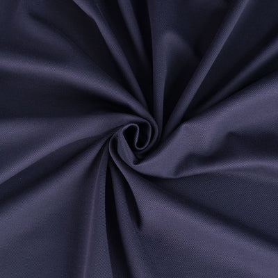 Turin - Navy Twill Viscose Rich Ponte de Roma Stretch Fabric