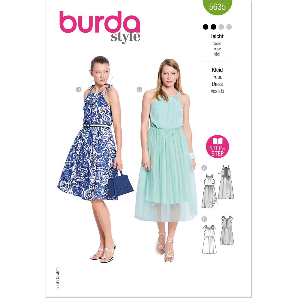 Burda Style Pattern 5635 Misses Dress B5635 Image 1 From Patternsandplains.com