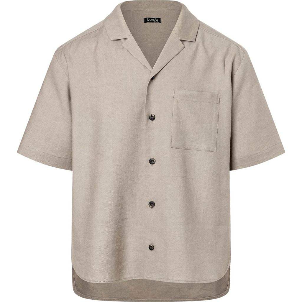 Burda Style Pattern 5640 Mens Shirt and Shorts B5640 Image 7 From Patternsandplains.com
