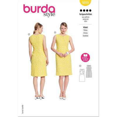 Burda Style Pattern 5659 Misses Dress B5659 Image 1 From Patternsandplains.com