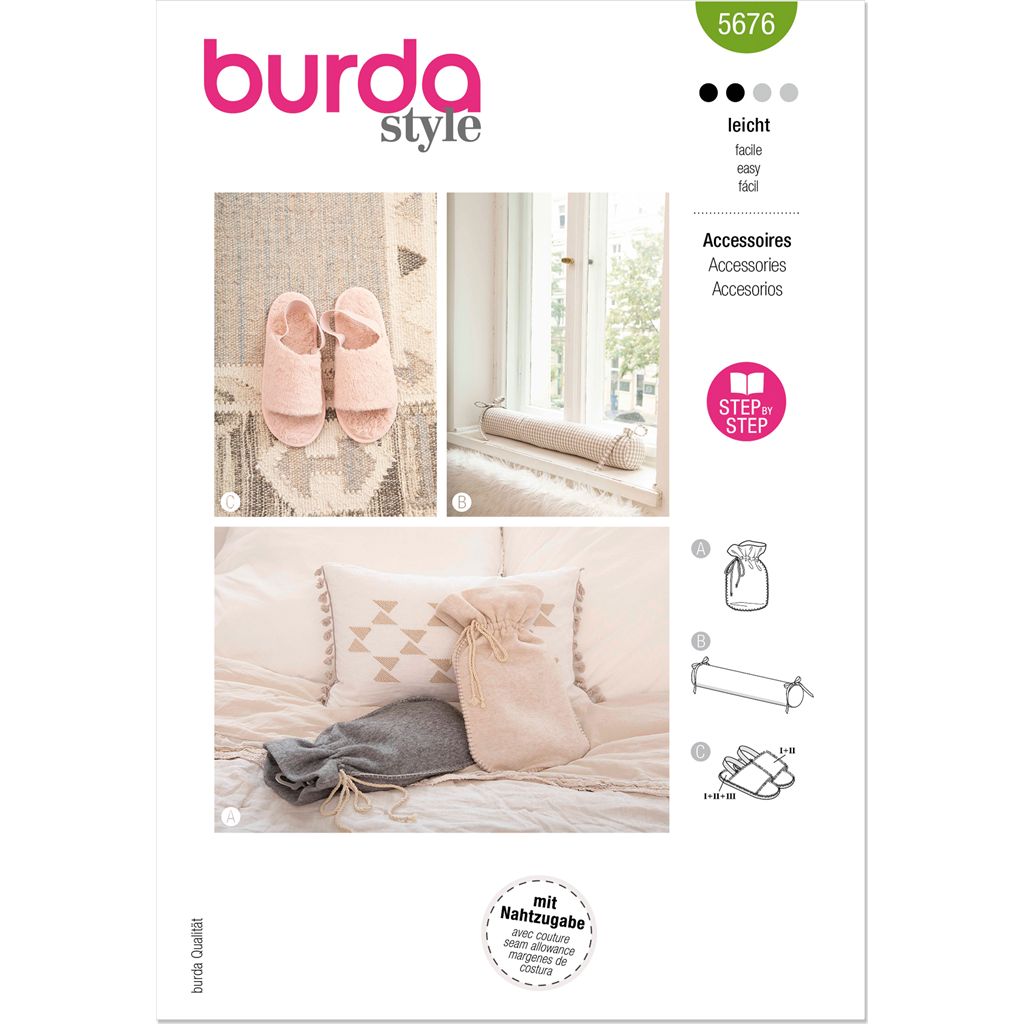 Burda Style Pattern 5676 Home Decor B5676 Image 1 From Patternsandplains.com
