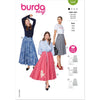 Burda Style Pattern 5690 Misses Skirts B5690 Image 1 From Patternsandplains.com