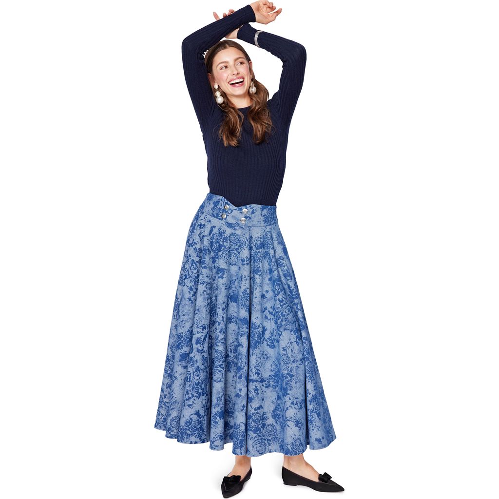 Burda Style Pattern 5690 Misses Skirts B5690 Image 4 From Patternsandplains.com