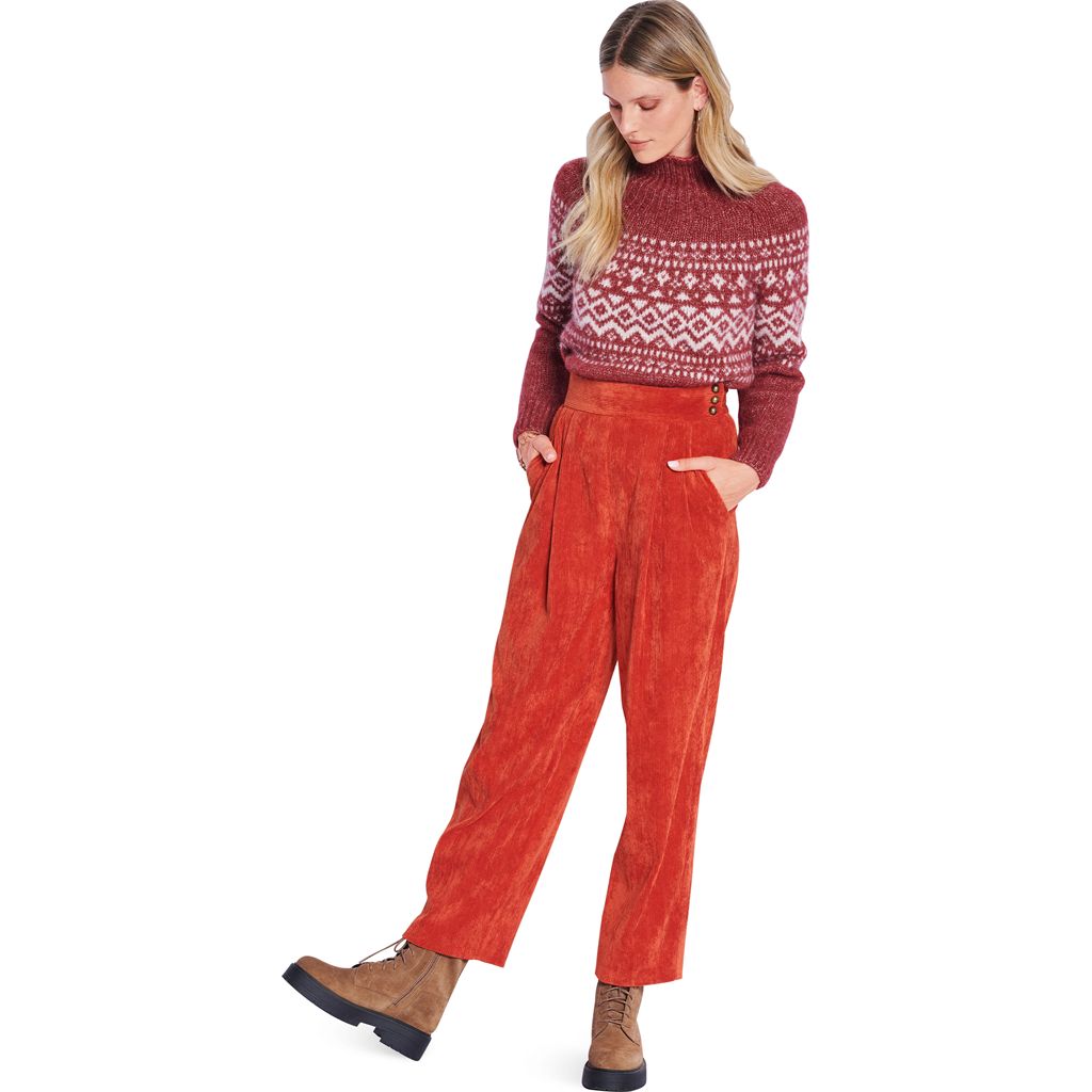 Burda Style Pattern 5699 Misses Trousers B5699 Image 2 From Patternsandplains.com