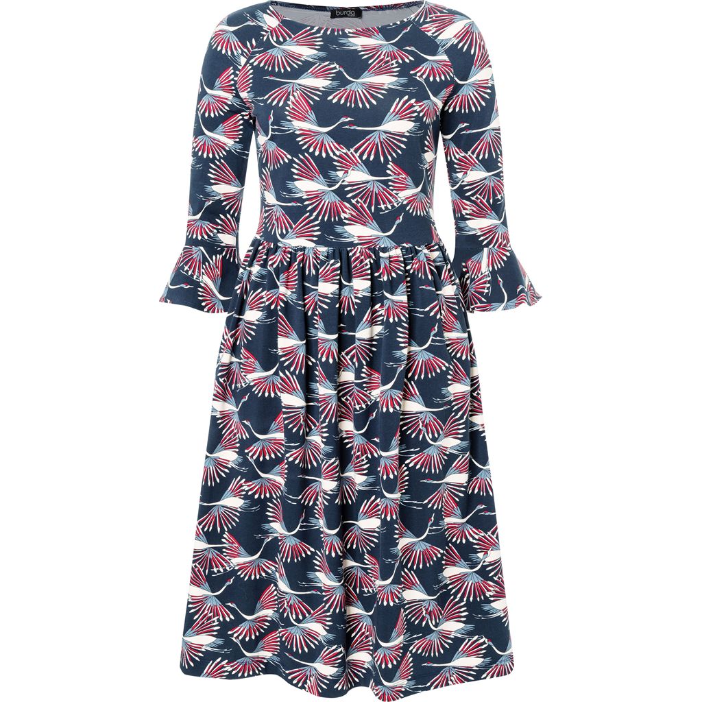 Burda Style Pattern 5708 Misses Dresses B5708 Image 7 From Patternsandplains.com