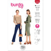 Burda Style Pattern 5738 Misses Dress and T Shirt B5738 Image 1 From Patternsandplains.com