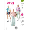 Burda Style Pattern 5763 Misses T Shirts B5763 Image 1 From Patternsandplains.com