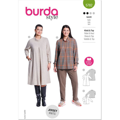 Burda Style Pattern 5782 Misses Dress and Tunic B5782 Image 1 From Patternsandplains.com