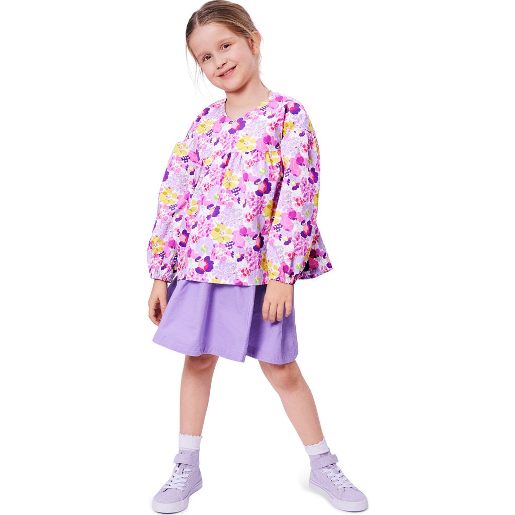Burda Style Pattern 9195 Childrens Blouse B9195 Image 4 From Patternsandplains.com