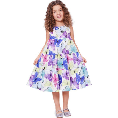 Burda Style Pattern 9197 Childrens Dresses B9197 Image 2 From Patternsandplains.com