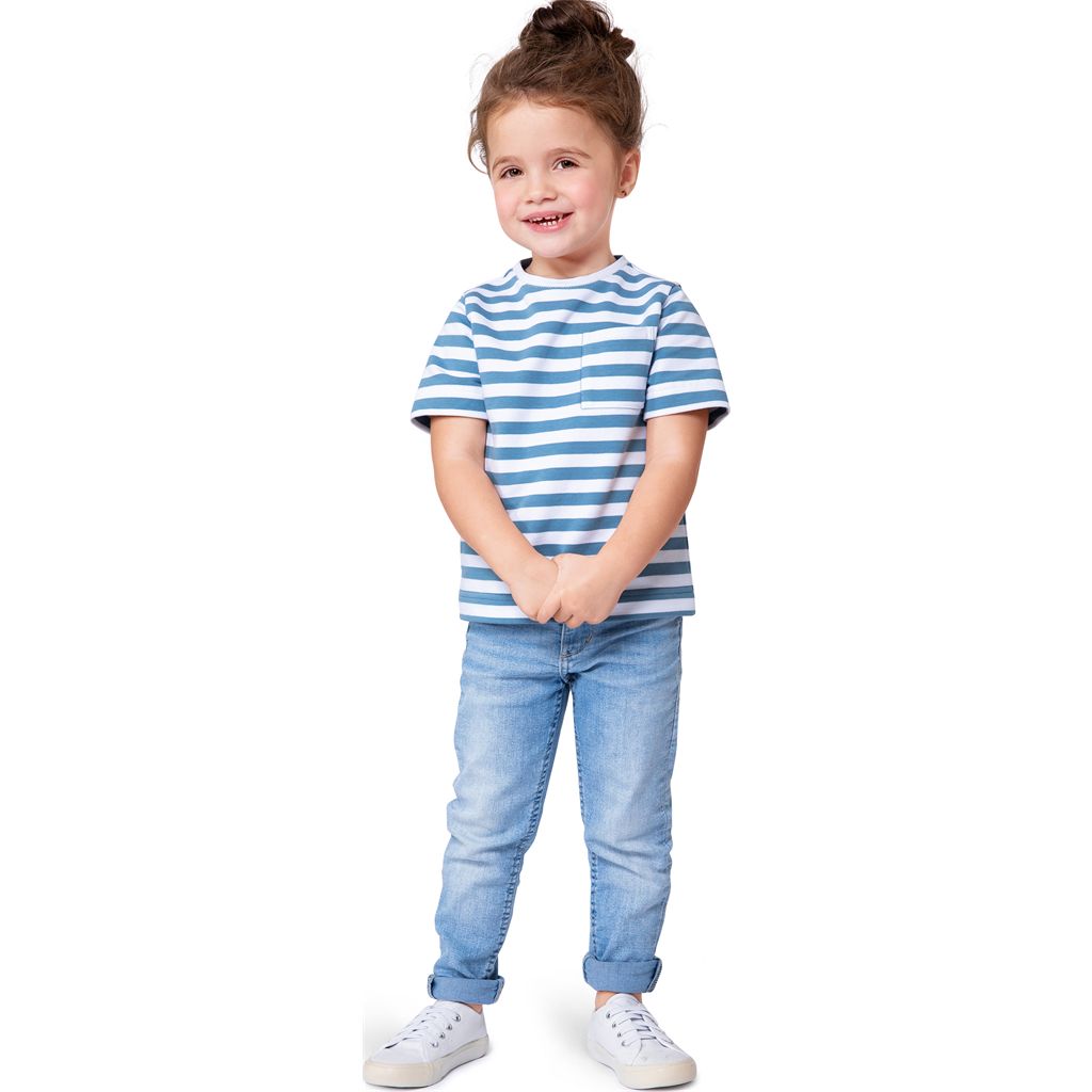 Burda Style Pattern 9205 Toddlers T Shirt B9205 Image 5 From Patternsandplains.com