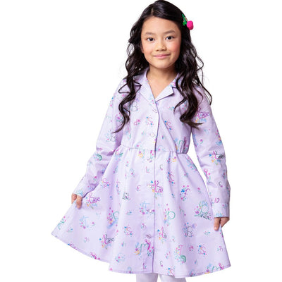 Burda Style Pattern 9206 Childrens Dresses B9206 Image 2 From Patternsandplains.com