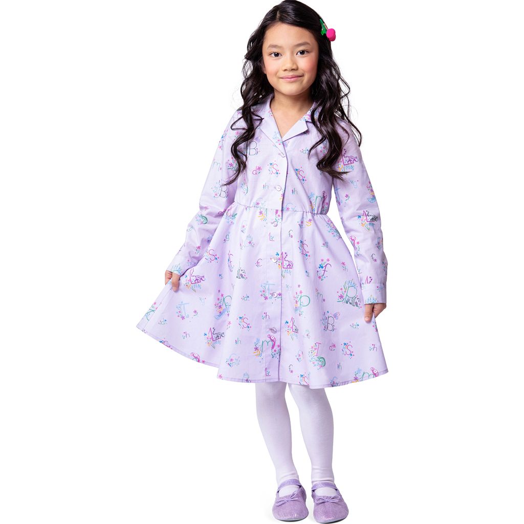 Burda Style Pattern 9206 Childrens Dresses B9206 Image 4 From Patternsandplains.com