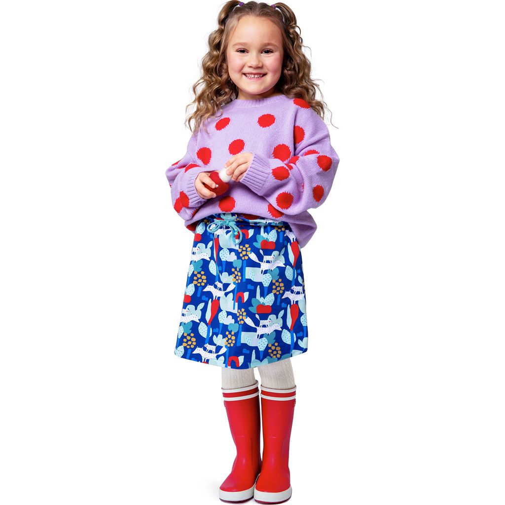 Burda Style Pattern 9210 Childrens Mini Skirts B9210 Image 4 From Patternsandplains.com