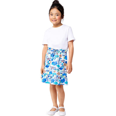 Burda Style Pattern 9210 Childrens Mini Skirts B9210 Image 5 From Patternsandplains.com