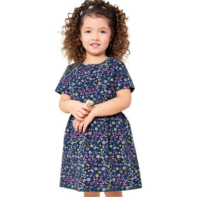 Burda Style Pattern 9212 Childrens Dress B9212 Image 2 From Patternsandplains.com