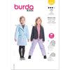 Burda Style Pattern 9215 Childrens Coats B9215 Image 1 From Patternsandplains.com