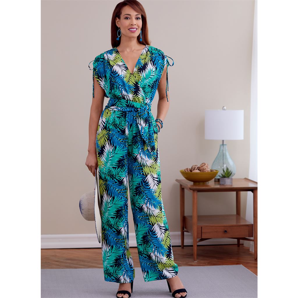 Fernando - Lime and Blue Fronds Viscose Challis Woven Fabric from John Kaldor Sample