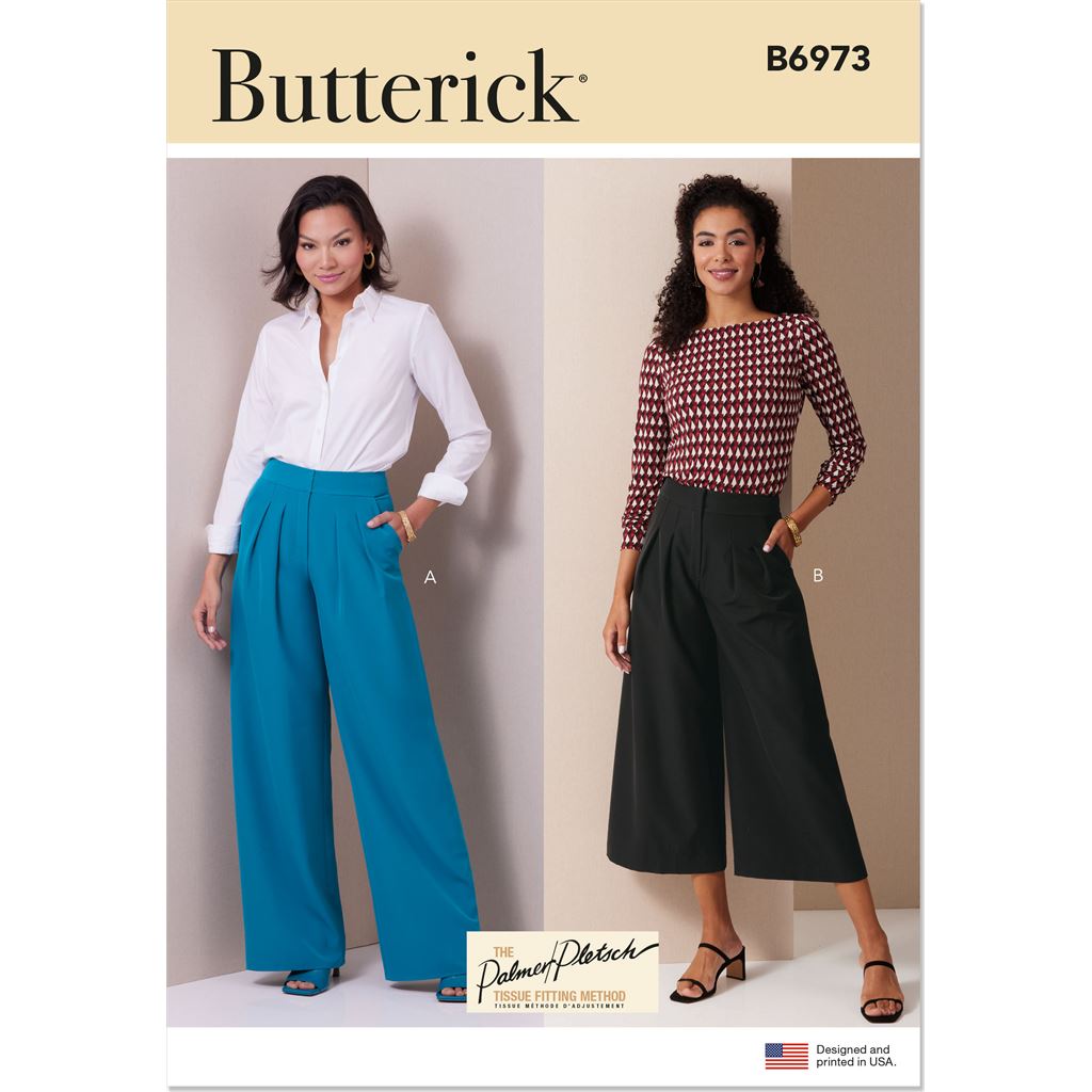 Butterick Pattern B6973 Misses Pants by Palmer Pletsch 6973 Image 1 From Patternsandplains.com
