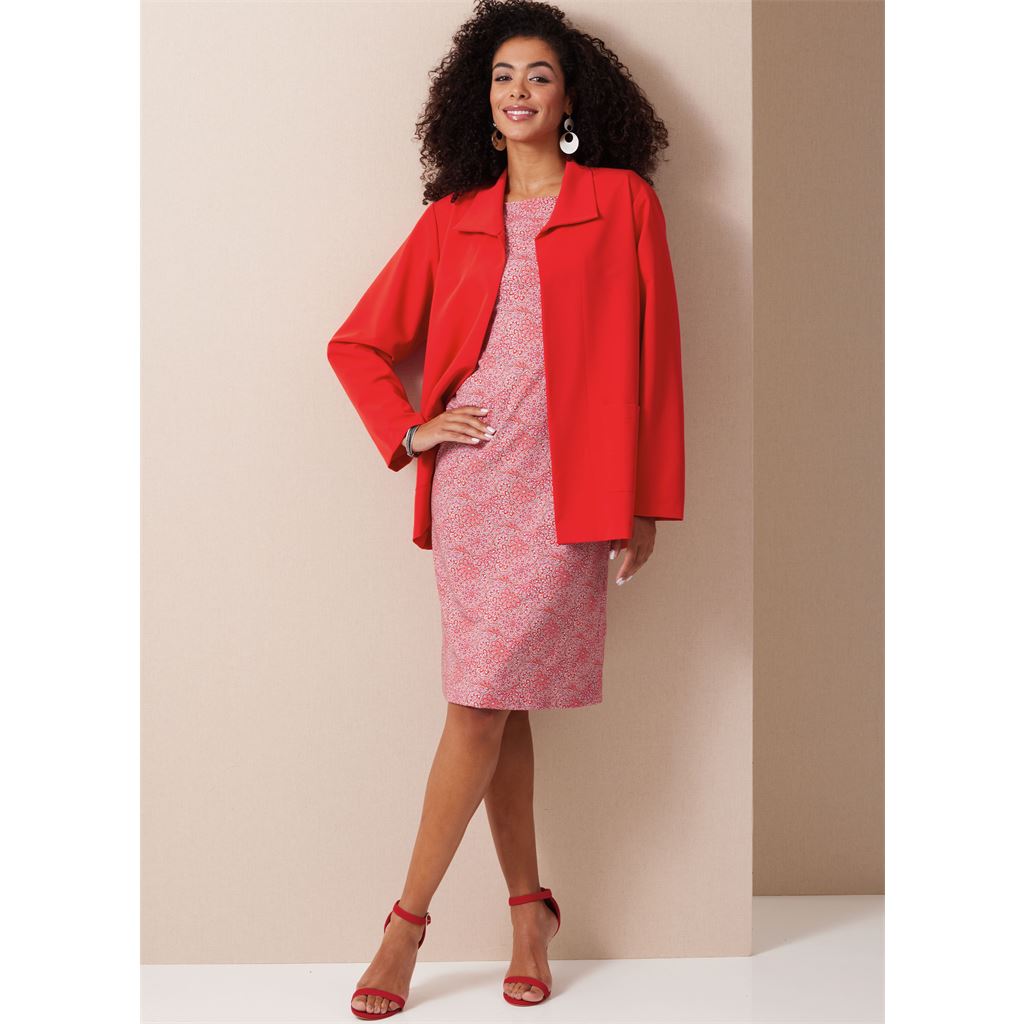 Butterick Pattern B6975 Misses Jacket Knit Top and Dress and Pants by Palmer Pletsch 6975 Image 8 From Patternsandplains.com