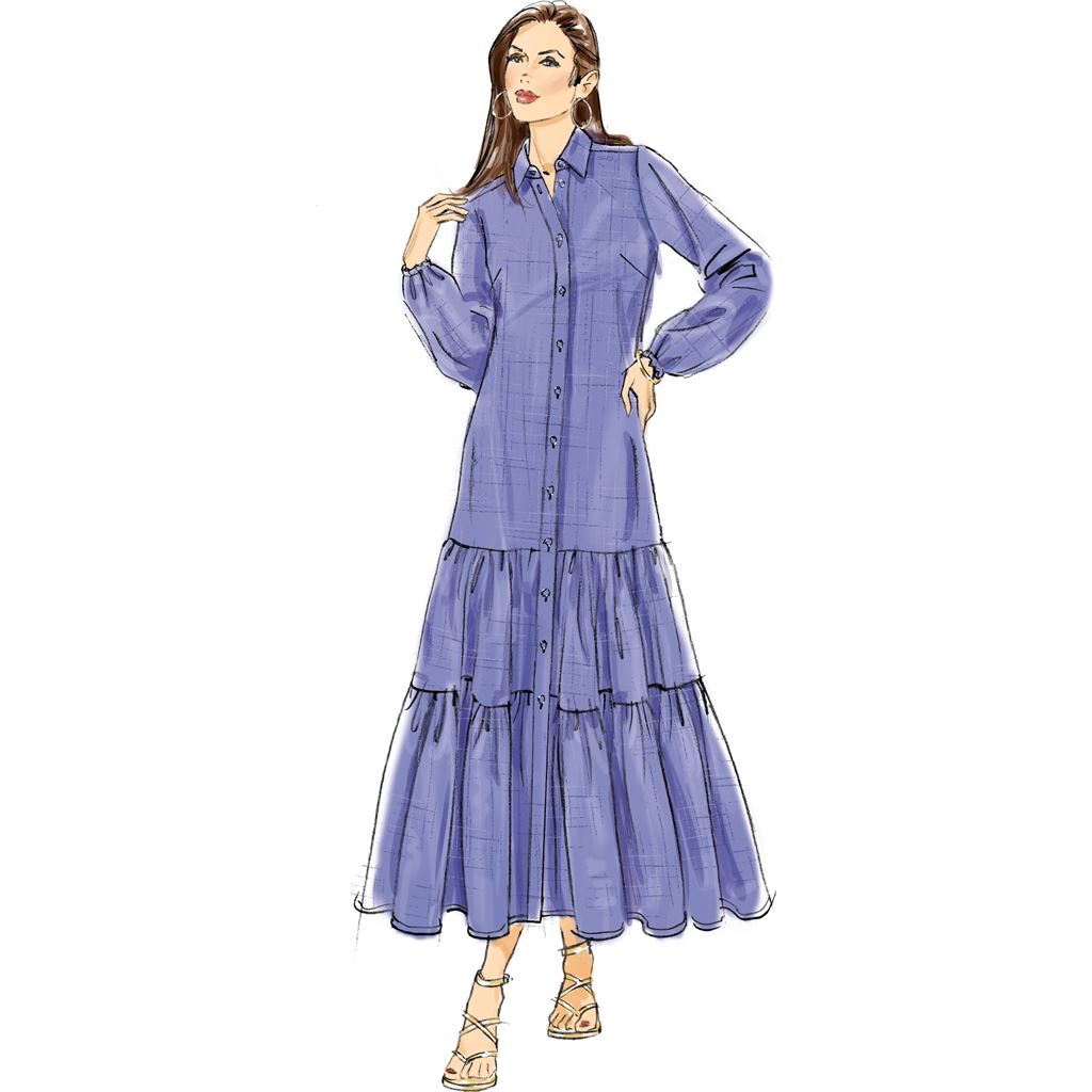 Butterick Pattern B6977 Misses Dress and Sash 6977 Image 3 From Patternsandplains.com