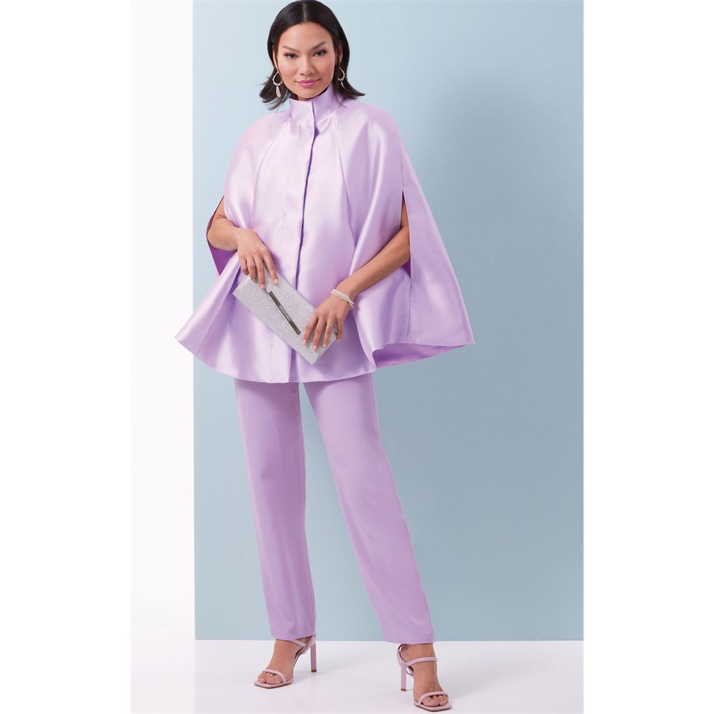 Butterick Pattern B6978 Misses and Womens Cape Top and Pants 6978 Image 4 From Patternsandplains.com