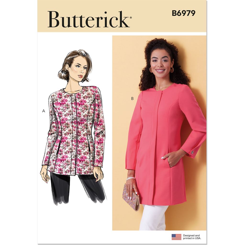 Butterick Pattern B6979 Misses Jacket 6979 Image 1 From Patternsandplains.com